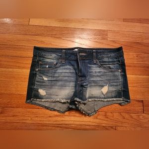 Express-Distressed Cut Off Shorts-Size 6